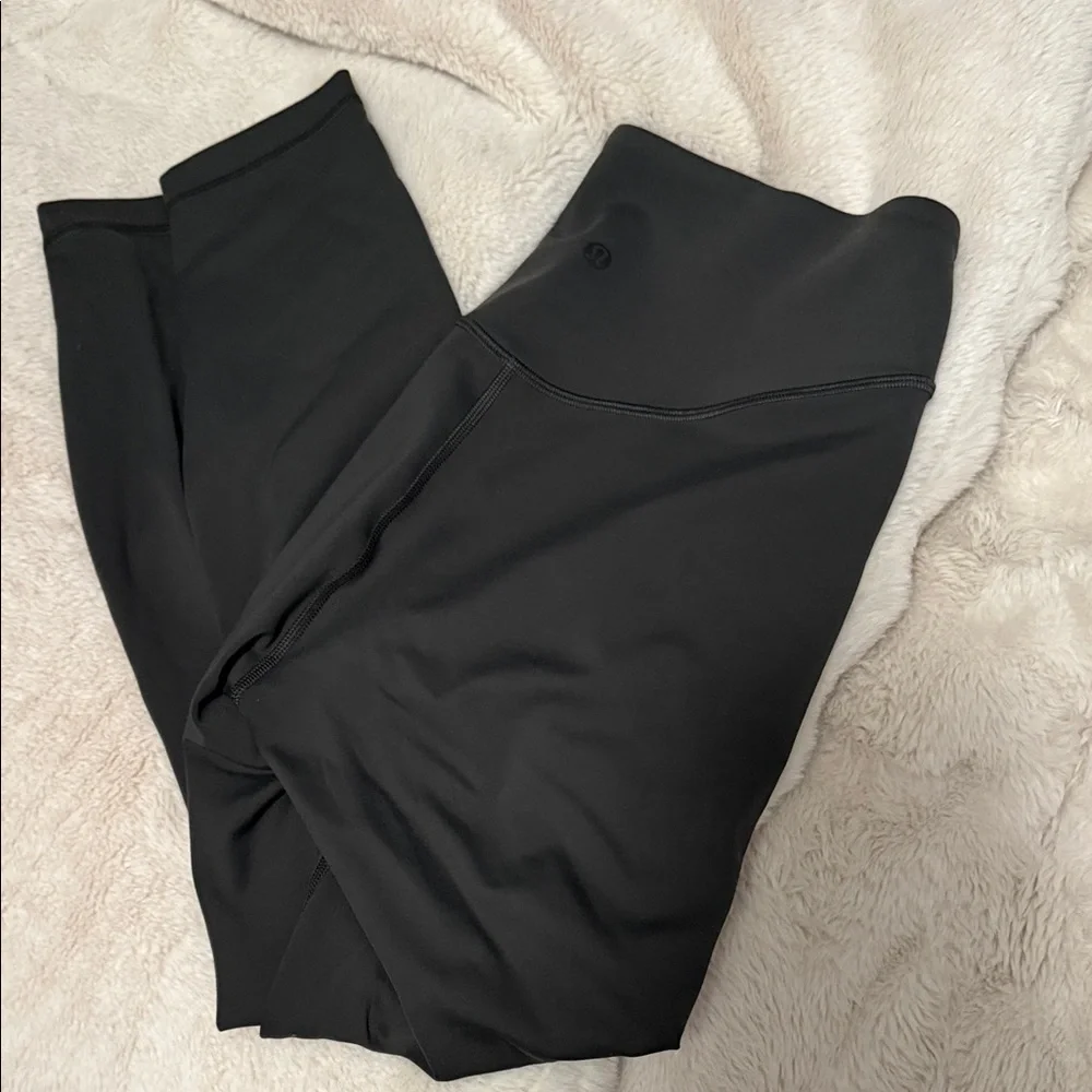 dark gray lululemon size 8 high rise - Picture 1 of 6